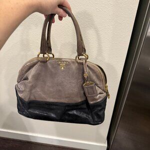Prada Vitello Shine leather Bauletto handbag